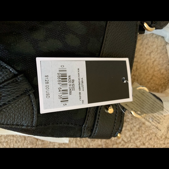 NWT Juicy Couture Leopard Canvas Mini Handbag - Picture 4 of 5